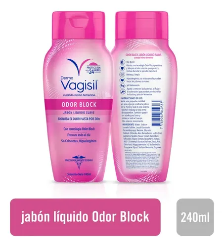 Kit Cuidado Íntimo Femenino DermoVagisil Odor Block 3 Unidades