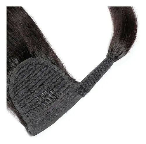 Cola De Caballo Postizo Coleta Aplique Ponytail 50cm C/ondas