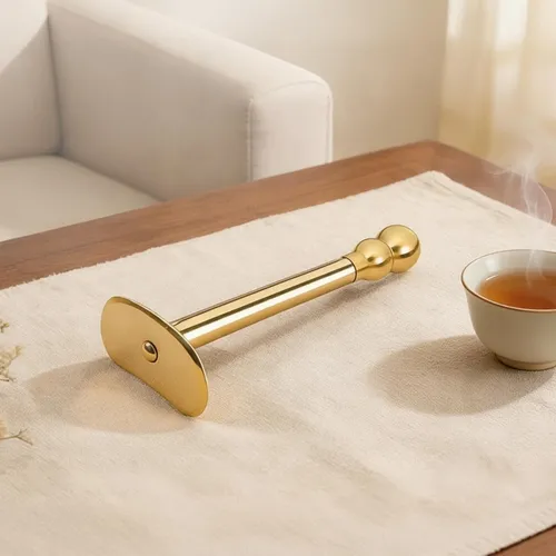 Herramienta Gua Sha De Latón Con Mango Largo Mango Corto