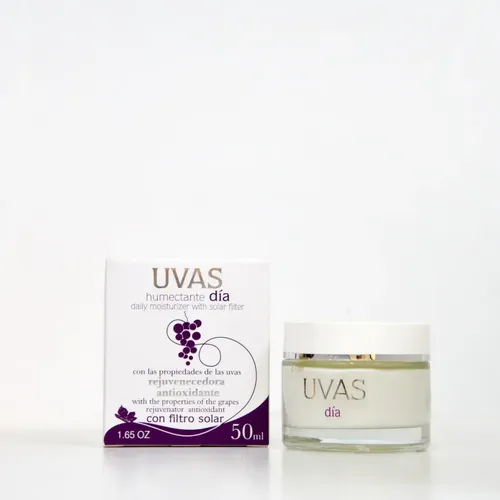 Crema Humectante Dia Con Filtro Solar 50ml. Uvas Concetrada Tipo de piel 50ml