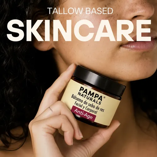 Crema Bálsamo Anti Age Sebo Res Beef Tallow Rosa Mosqueta