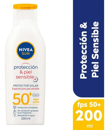 Nivea Sun F50 Piel Sensible X200