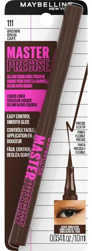 Delineador Líquido Maybelline Master Precise Forest Brown