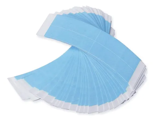 Peluca Adhesiva Azul Con Cinta Fija, 360 Unidades/lote, Pelo