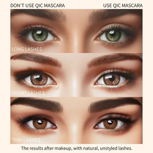 Máscara De Pestañas 4d Rizador Waterproof, Efecto Volumen Y