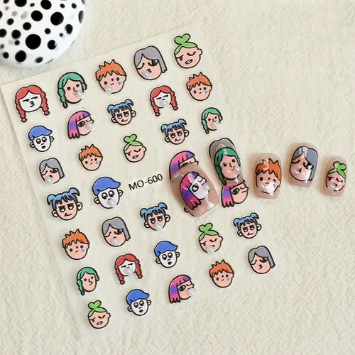Set De Pegatinas De Burbujas Creativas Para Decoración De Uñ