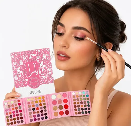 Paleta 117 Sombras Rubor Iluminador Bronzer Medecoo