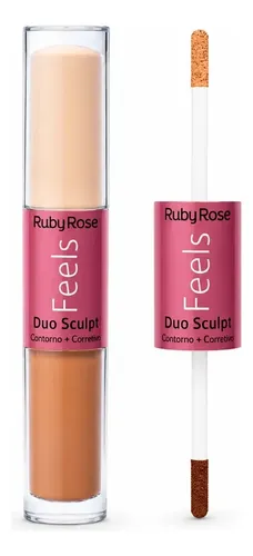Duo Corrector De Ojeras Y Contorno Liquido Ruby Rose Feels