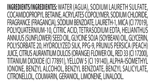 Gel De Baño Caress Daily Silk White Peach & Orange Blossom 9