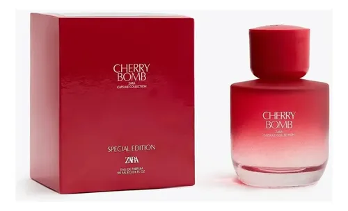 Eau De Parfum Zara Cherry Bomb 90ml Notas Cereza Mandarina Mujer