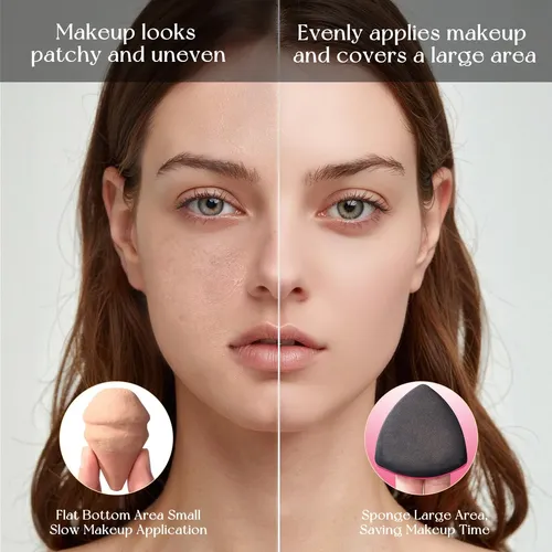 Set De Esponjas De Maquillaje Baigish Para Base Y Corrector