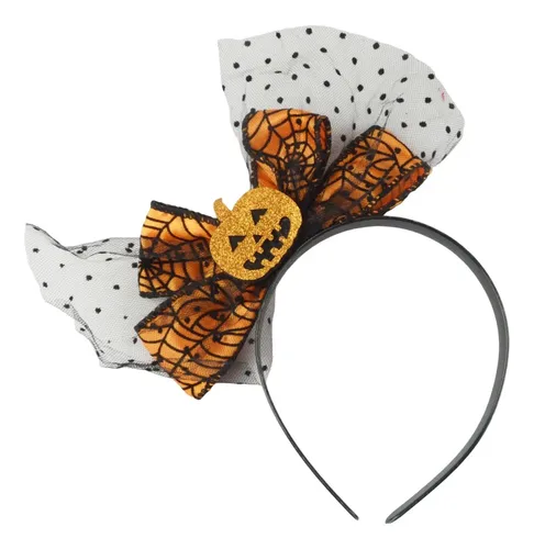 Hy Halloween Calabaza Diadema Mujeres Niñas Elástico –