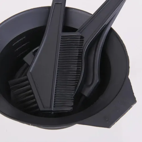 Compatible Con Genérico Kit Teñido Cabello 6pz Bol Cepillo /