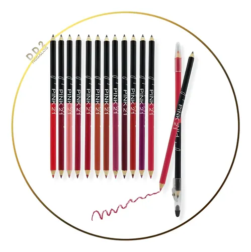 Lapiz Delineador Ojos Labial 2en1 C/saca Punta Make Up Surti