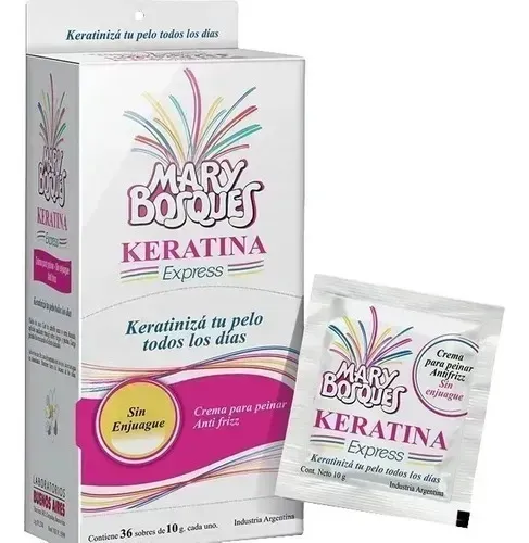 Crema Para Peinar Mary Bosques Keratina Express 36 U