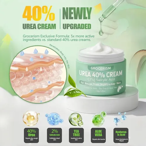 Crema Para Pies Grocerism Urea 40 Aacido Salicaalico 2 250g