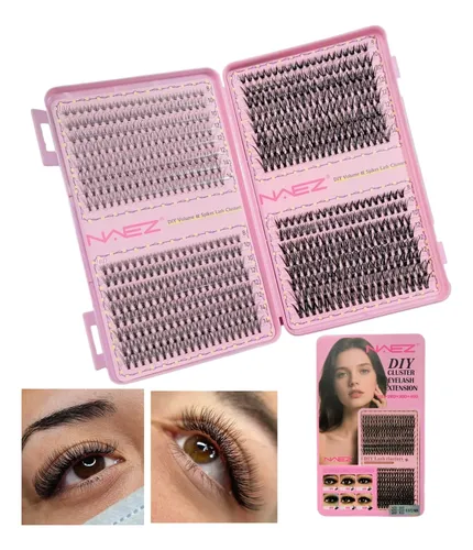 Librito De Extensiones De Pestañas Postizas Cluster Naez