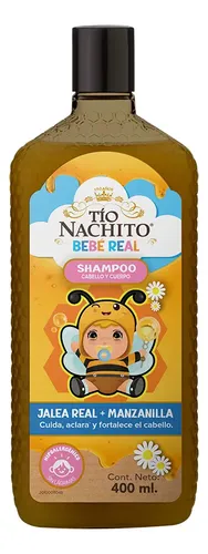 Shampoo Tío Nachito Bebé Real 2en1: Pelo Y Cuerpo 400ml