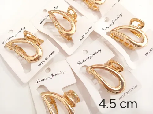 Pack X 6 Broches Chicos De Pelo Hebillas De Metal