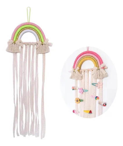 Soporte Para Pinzas De Pelo Rainbow Wall Fj A03 Para Niñas