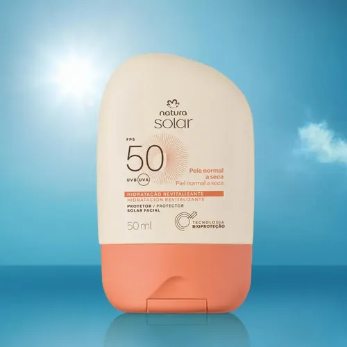 Protector Solar Facial Piel Normal A Seca Fps 50 Natura