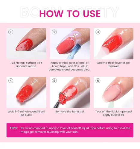Set Removedor De Gel Para Uñas De Carmein 2×30 Ml