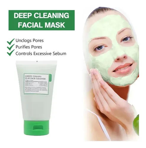 Rr Mascarilla De Tomate Verde, Mascarilla Facial De Arcilla