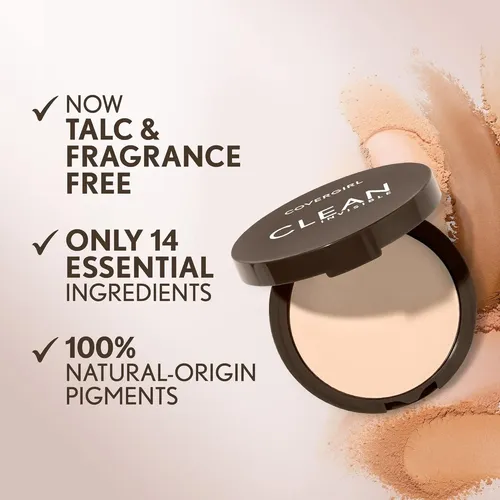 Polvo Compacto Invisible Clean Covergirl 105 Marfil 10.8g