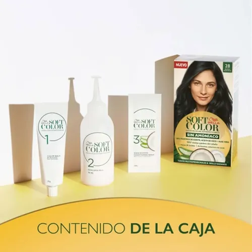 Pack Tintura Permanente En Kit Soft Color 28