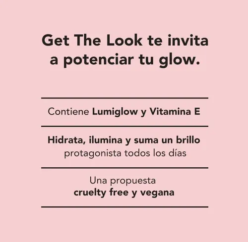 Máscara Facial Get The Look Lumiglow con Vitamina E x 50 g