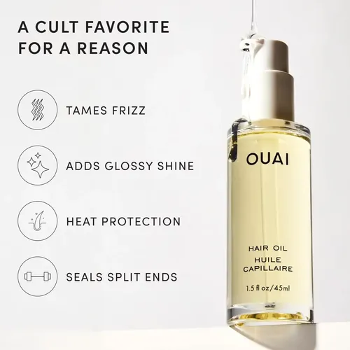 Aceite Para El Cabello Ouai, Sérum Protector Del Calor Y Sua