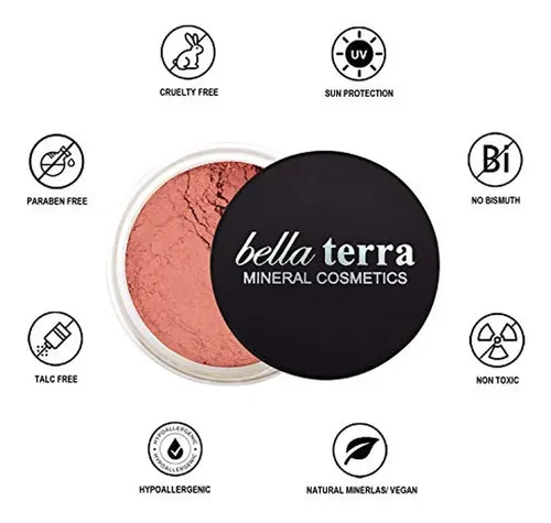 Rubor Suelto Mineral Bellaterra Cosmetics, 9 G | Buildable C