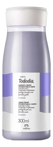 Jabon Liquido Cremoso Corporal Algodon X2 Tododia Natura