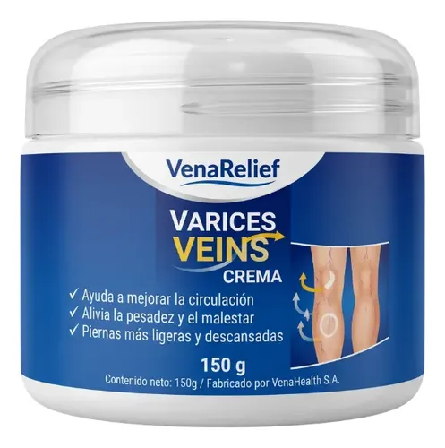 Crema Varices Arañitas Venarelief Mejora Circulacion 100ml
