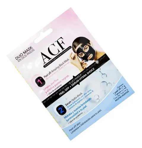 Mascarilla Facial Duo Peel Acf 7g Hidratante Todo Tipo Piel