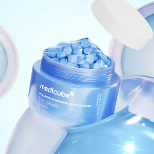 Medicube Hyaluronic Moisturizing Capsule Cream 55g Todo Tipo De Piel Día/noche