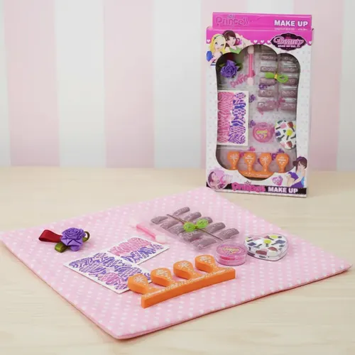 Juego Set De Uñas Para Nena Princess Make Up Beauty