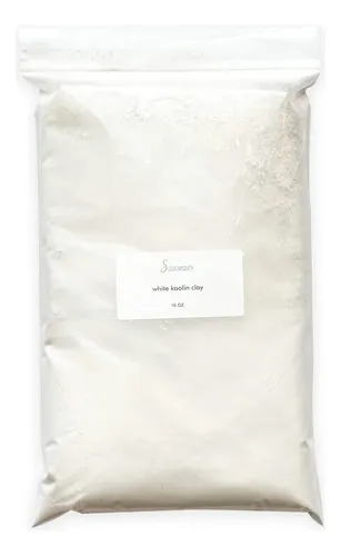 Polvo De Arcilla Blanca Natural Para Mascarillas Y Jabones