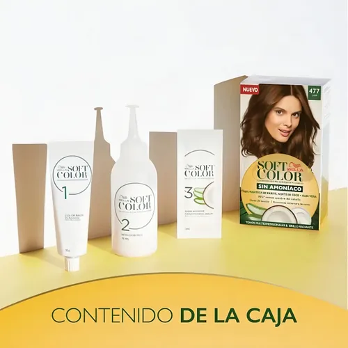 Soft Color Kit De Tintura Semipermanente Tono 477 Café