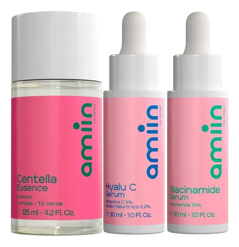 Kit Idraet Amin Favoritos Neceser + Esencia Facial + 2 Serum