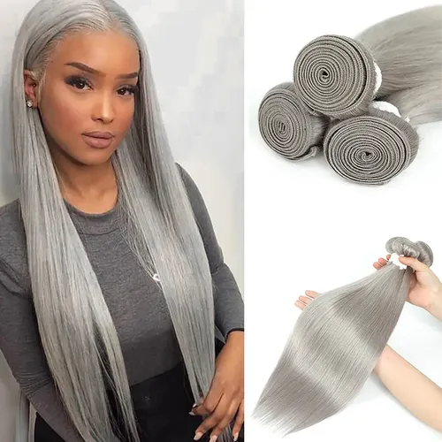 [ Extensor De Cabello En V, Tejido De Fibra Química, De *