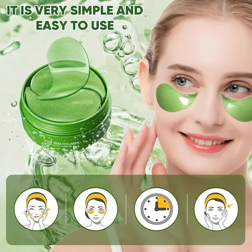 Ss Parches De Ojos Aloe Vera, Parches Para Las Ojeras, Aa