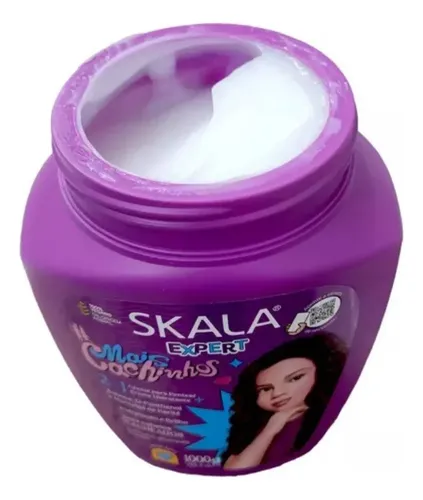Baño Skala Mais Cachinhos Niñas + Cepillo Para Rulos