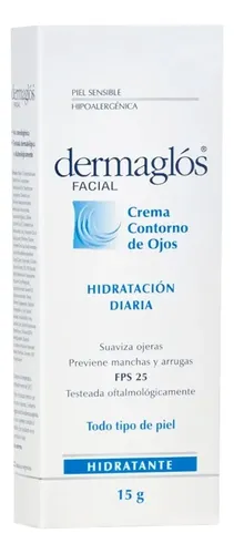 Crema Dermaglós Facial Contorno De Ojos De 15ml/15g