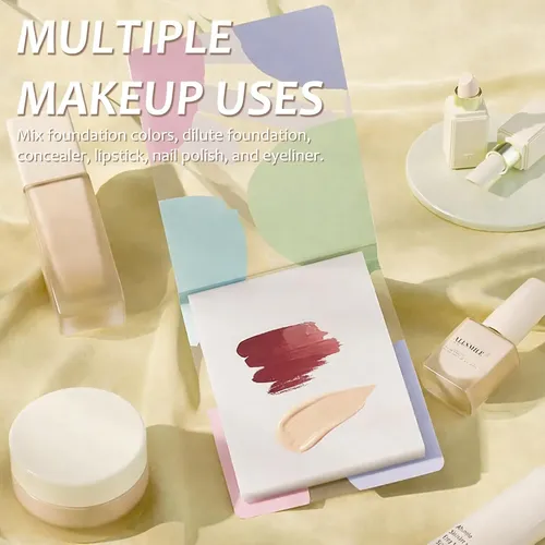 Papel De Paleta De Maquillaje, 2 Piezas De Papel De Paleta L