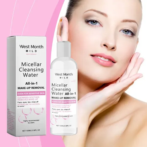 Agua Desmaquillante Suave West Month – Disuelve El Maquillaj