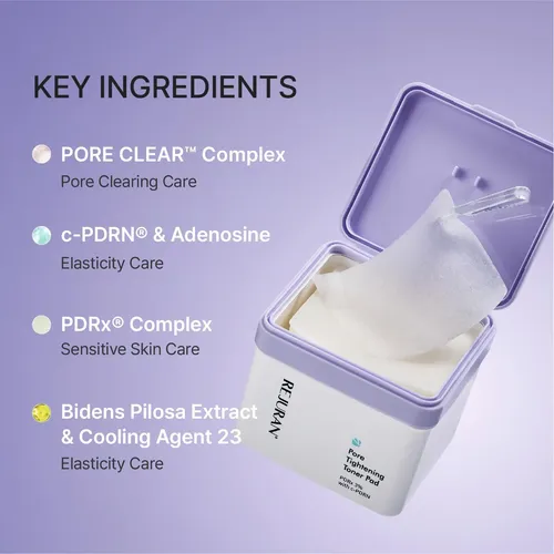 Almohadilla De Tóner Rejuran Pdrx 3% Aha Bha Pha Pore Care