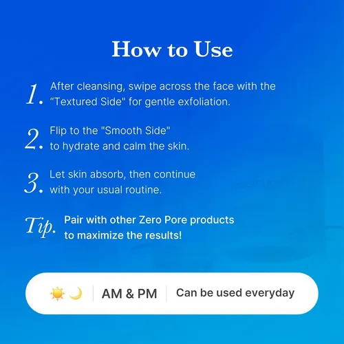 Medicube Zero Pore Pads 2.0 Exfoliantes Coreanos 70un Corean Mixta Día/noche