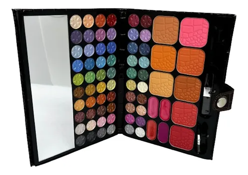 Set De Maquillaje Tipo Cuero Agenda Ideal Regalo Reyes