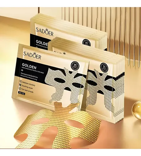 Set X2 Mascarilla Faciales Péptidos Colágeno Gold Mariposa S